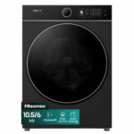 Hisense KitchenFit 5i Series WD5I1045BBQ, 10.5kg / 6kg Washer Dryer, D Rated in Black - Image 2