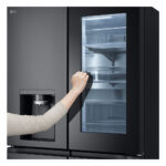 LG GMG96CRAFT Side By Side Fridge Freezer, E Rated, in Black Brushed Steel - Image 2