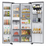 Samsung RH69CG895DS9EU Side by Side Fridge Freezer , D Rated in Silver - Image 2