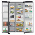Samsung RS90F66BEFEU, Side by Side Fridge Freezer, E Rated in Black - Image 3
