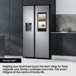 Samsung RS90F66BEFEU, Side by Side Fridge Freezer, E Rated in Black - Image 5
