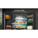 Hisense RF728N4SBFE, French Door Fridge Freezer, E Rated in Black - Image 5