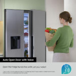 Samsung Bespoke RS80F66KBFEU Side by Side Fridge Freezer, B Rated in Black - Image 5