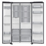 Samsung Series 6, SpaceMax RS70F64KETEU 640L Side by Side Fridge Freezer, E Rated in Silver - Image 3