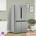 Bosch KFN96VPEAG, Multidoor Fridge Freezer, E Rated in Stainless Steel