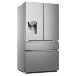 Hisense RF728N4SASE, Multi Door Fridge Freezer with Non Plumbed Water and Ice Dispenser, E Rated in Stainless Steel - Image 3