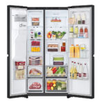 LG GSJC40EPPE Multidoor Fridge Freezer, E Rated in Black - Image 2