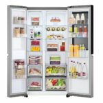 LG GSVV80PYLL Side by Side Fridge Freezer with InstaView in Stainless Steel - Image 2