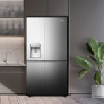 Hisense RS818N4TIC, Side by Side Fridge Freezer, C Rated in Stainless Steel - Image 2