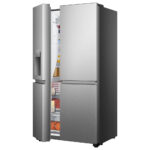 Hisense RS818N4TIC, Side by Side Fridge Freezer, C Rated in Stainless Steel - Image 4