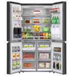Hisense RQ758N4SWFE, Multi Door Fridge Freezer, E Rated in Black - Image 4