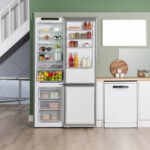 Bosch Series 4 KGN392LDFG Fridge Freezer, D Rated in Silver - Image 2