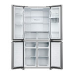 Haier Series 3 HCR3818EWMM Multi Door Fridge Freezer, E Rated in Inox - Image 2