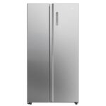 Haier HSW59F18DNMM, Side by Side Fridge Freezer, D Rated in Platinum Inox - Image 3