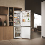 Haier HDPW3618DNPK Fridge Freezer, D Rated in Inox - Image 2