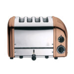 Dualit 4 Slot Classic Toaster With Sandwich Cage in Copper Spray Finish, 40597 - Image 2