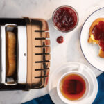 Dualit 4 Slot Classic Toaster With Sandwich Cage in Copper Spray Finish, 40597 - Image 4