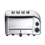 Dualit Classic 4 Slot Toaster With Sandwich Cage, Polished Stainless Steel 40590 - Image 2