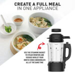 Tefal PerfectMix 2-in-1 Blender & Soup Maker with Removable Blades & Steaming Basket in Stainless Steel, BL83SD65 - Image 4