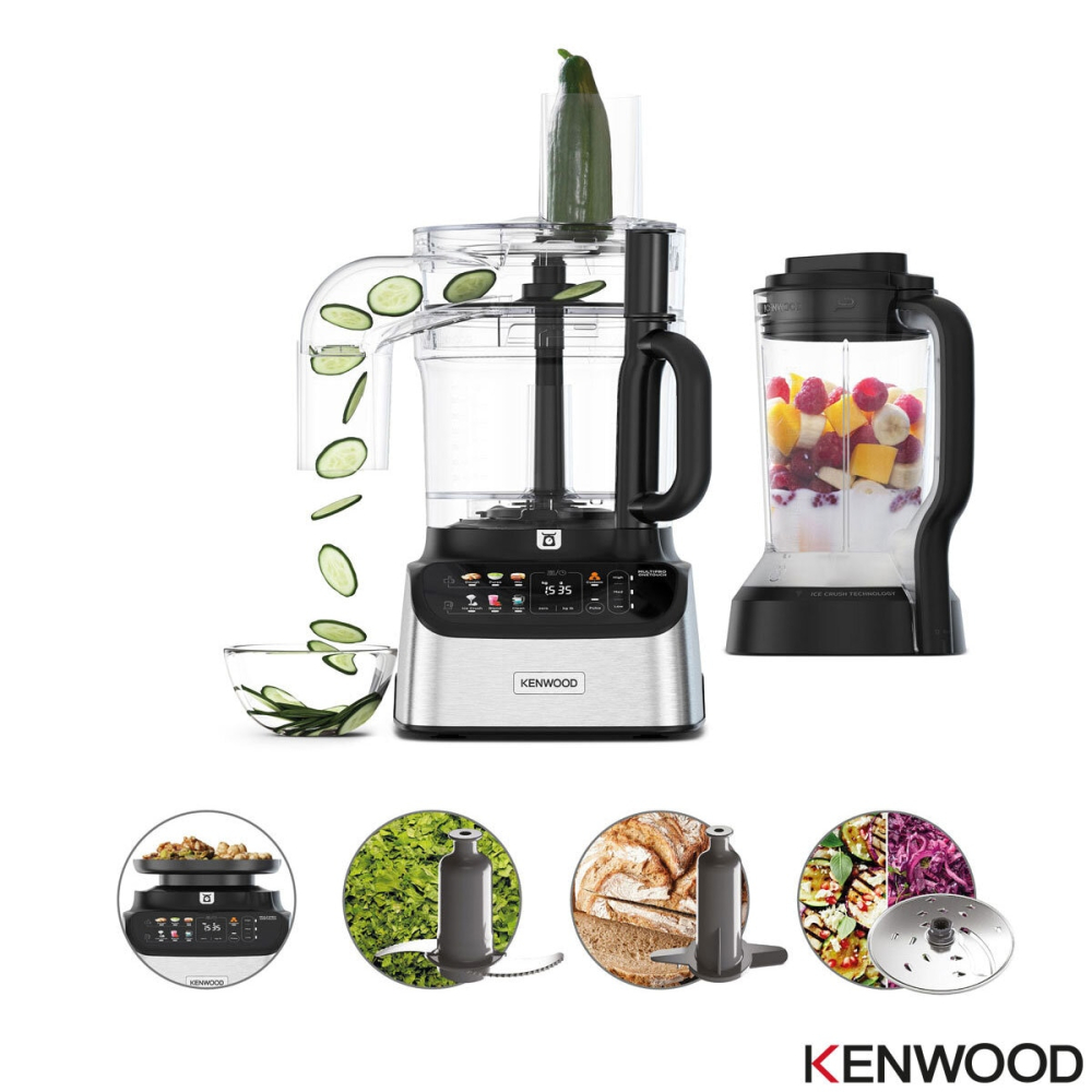 Kenwood MultiPro OneTouch Food Processor and Blender, FDM73.480SS