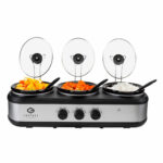 SensioHome Gourmet Triple Slow Cooker & Warming Station 7.1L - Image 4