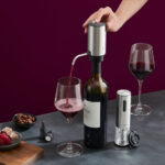 Rabbit 5 Piece Electric Wine Aerator & Corkscrew Set - Image 5