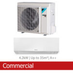 Installed Daikin Perfera Single Split Air Conditioning Unit for Commercial Use, Available in 7 kW Capacities - Image 2