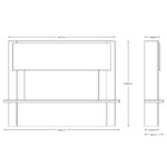 Flare Fairview Electric Fireplace Suite in White, 2kW - Image 2