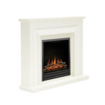 Flare Whitham Electric Fireplace Suite in White, 2kW - Image 4