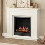 Flare Whitham Electric Fireplace Suite in White, 2kW - Image 5