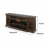 Tresanti Everett Media Mantel with ClassicFlame CoolGlow 2-in-1 Electric Fireplace & Fan - Image 6