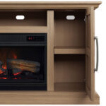 Tresanti Nottingham Media Mantel with ClassicFlame CoolGlow 2-in-1 Electric Fireplace & Fan - Image 9