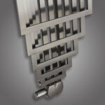 Aeon Podium Radiator in Brushed Stainless Steel 1200 x 400 x 130 mm - Image 2