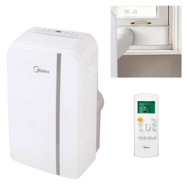 Midea 12K BTU Portable Air Conditioner with Remote Control, MPPDB-12CRN7