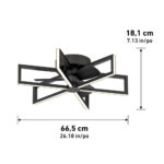 Artika Swirl 26" (66.5cm) Fan Light with Remote Control - Image 2