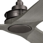 Kichler Ried 3 Blade (142cm) Indoor Ceiling Fan with AC Motor and Remote Control - Image 4
