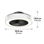 Artika Groove 20" (51cm) Fan Light with Remote Control - Image 2