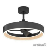 Artika Alton 24" (61cm) Wood Accent Fan Light with Remote Control