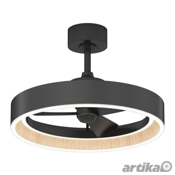 Artika Alton 24" (61cm) Wood Accent Fan Light with Remote Control