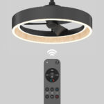 Artika Alton 24" (61cm) Wood Accent Fan Light with Remote Control - Image 3