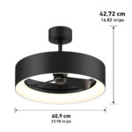 Artika Aiden 24" (61cm) Fan Light with Remote Control - Image 2