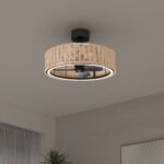 Artika Kalani 24" (61cm) Rattan Fan Light with Remote Control - Image 5