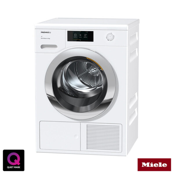Miele TCR780WP 9kg Heat Pump Tumble Dryer, A+++ Rated in White