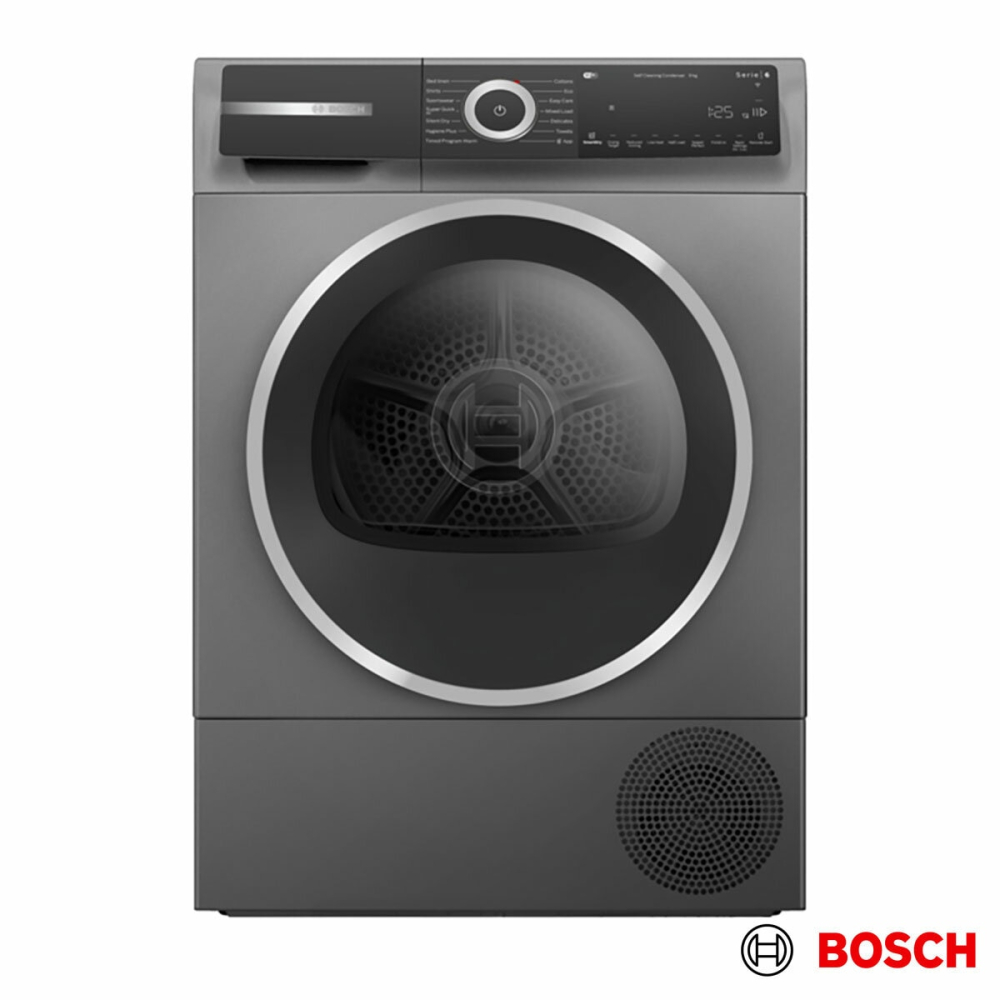 Bosch WQH246DRGB, Series 6, 9kg Heat Pump Tumble Dryer A+++ Rating in Graphite