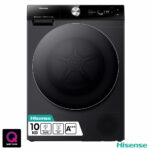 Hisense DH7S107BB, 10kg Heat Pump Tumble Dryer A+++ Rating in Black