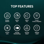 Hisense KitchenFit 5i Series DH5I104BBAB, 10kg Heat Pump Dryer, A+++ Rated in Black - Image 3