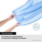 Samsung Series 5 DV90CGC0A0AEEU, 9kg Heat Pump Tumble Dryer, A++ Rated in White - Image 5