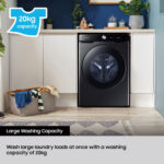 Samsung WF20DG8650BVU1 20kg Washing Machine, A Rated in Graphite - Image 4