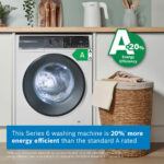 Bosch WGH254A0GB Series 6 10kg Washing Machine, A rated in White - Image 3