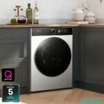 Hisense KitchenFit 5i Series WF5I1245BWR, 12kg Washing Machine, A Rated in White